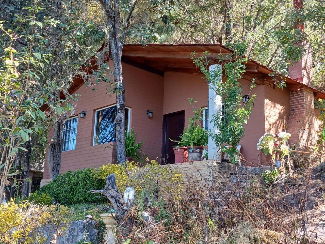 Cabana Con Banera Y Chimeneas En Puesta De Sol El Pacifico Exterior photo